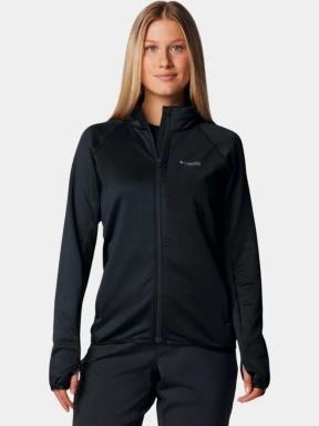pulover polar pt. femei Columbia Triple Canyon Grid Fleece Full Zip negru 1