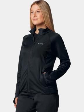 pulover polar pt. femei Columbia Triple Canyon Grid Fleece Full Zip negru 3