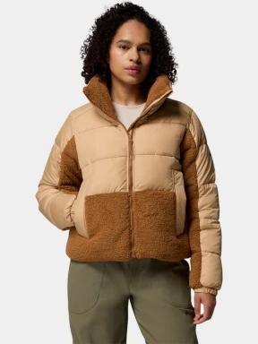 jacheta de primavara pt. femei Columbia Leadbetter Point II Sherpa Hybrid maro 1