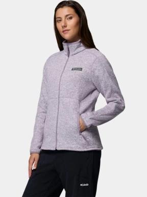 pulover polar pt. femei Columbia Sweater Weather Full Zip II violet 3