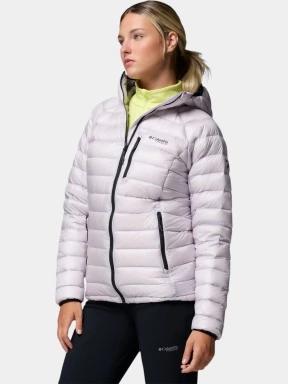 jacheta de puf pt. femei Columbia Arctic Crest Down Hooded Jacket violet 3