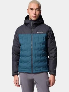 jacheta de puf pt. barbati Columbia Grand Trek III Down Hooded Jacket albastru 1