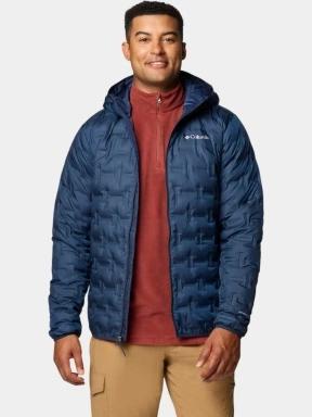 jacheta de puf pt. barbati Columbia Delta Ridge II Down Hooded Jacket albastru inchis 1