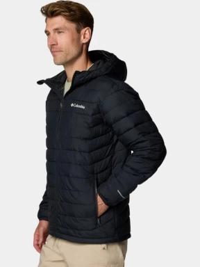 jacheta de primavara pt. barbati Columbia Powder Lite II Hooded Jacket negru 3
