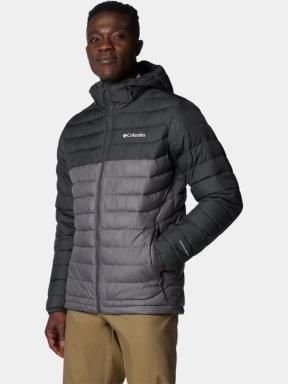 jacheta de primavara pt. barbati Columbia Powder Lite II Hooded Jacket gri 3