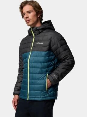 jacheta de primavara pt. barbati Columbia Powder Lite II Hooded Jacket albastru 3