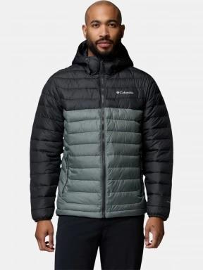geaca matlasata de tranzitie pt. barbati Columbia Powder Lite II Hooded Jacket verde 1