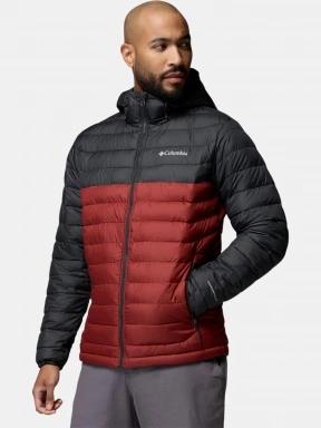 geaca matlasata de tranzitie pt. barbati Columbia Powder Lite II Hooded Jacket rosu 3