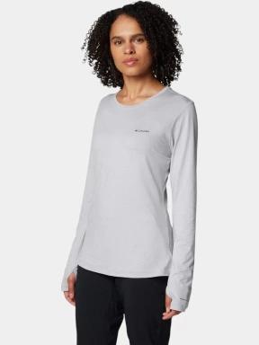 tricou cu maneci lungi, pentru sport pt. femei Columbia Sloan Ridge Long Sleeve Shirt gri 3