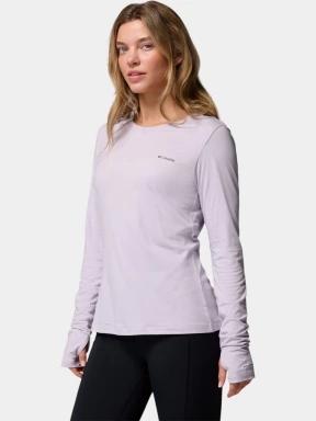tricou cu maneci lungi, pentru sport pt. femei Columbia Sloan Ridge Long Sleeve Shirt violet 3