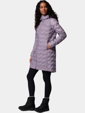 jacheta de puf pt. femei Columbia Delta Ridge II Long Down Jacket violet 3