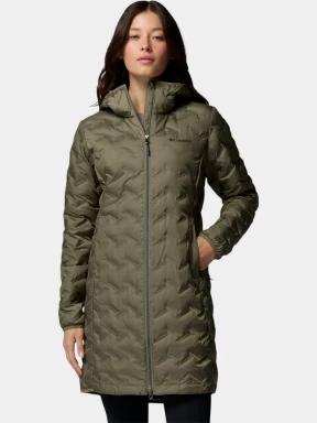 jacheta de puf pt. femei Columbia Delta Ridge II Long Down Jacket verde 1