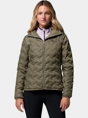 jacheta de puf pt. femei Columbia Delta Ridge II Down Hooded Jacket verde 1