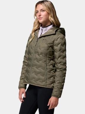jacheta de puf pt. femei Columbia Delta Ridge II Down Hooded Jacket verde 3