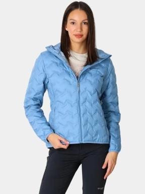 jacheta de puf pt. femei Columbia Delta Ridge II Down Hooded Jacket albastru deschis 1