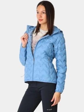jacheta de puf pt. femei Columbia Delta Ridge II Down Hooded Jacket albastru deschis 3