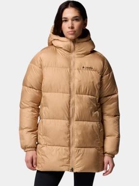 jacheta de iarna pt. femei Columbia Puffect II Mid Hooded Jacket maro 1