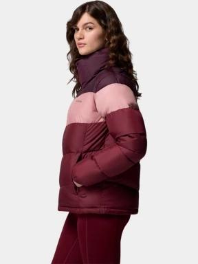 jacheta de primavara pt. femei Columbia Puffect II Colorblock Jacket rosu 3