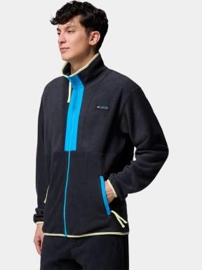 pulover polar pt. barbati Columbia Backbowl II Full Zip Fleece gri 3