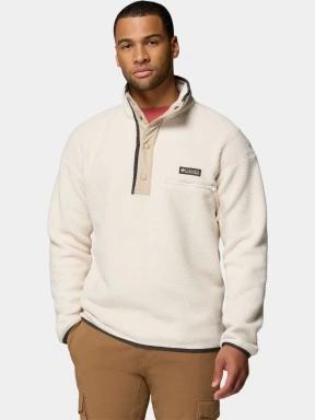 pulover polar pt. barbati Columbia Helvetia II Half Snap Fleece nisip 1