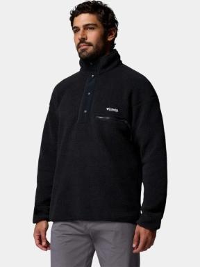 pulover polar pt. barbati Columbia Helvetia II Half Snap Fleece negru 3