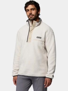 pulover polar pt. barbati Columbia Helvetia II Half Snap Fleece nisip 3