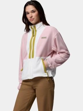 pulover polar pt. femei Columbia Backbowl II Full Zip Fleece roz 3