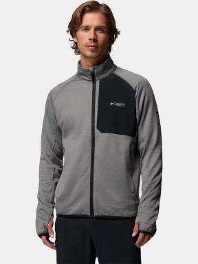 pulover polar pt. barbati Columbia Triple Canyon Grid Fleece FZ II gri 1