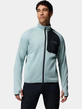 pulover polar pt. barbati Columbia Triple Canyon Grid Fleece FZ II albastru 1