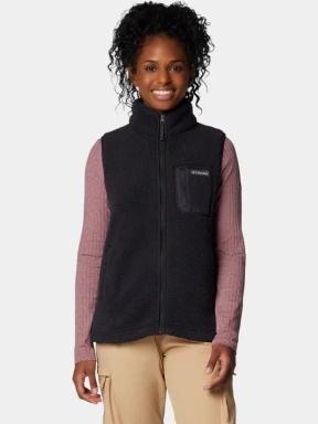 vesta polar pt. femei Columbia West Bend Vest II negru 1
