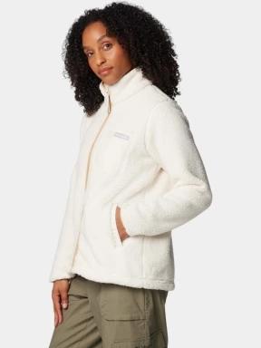 pulover polar pt. femei Columbia West Bend Full Zip II nisip 3