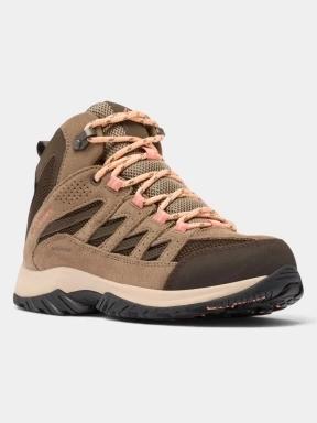 bocanci de drumetie impermeabili pt. femei Columbia Crestwood Mid Waterproof maro 1