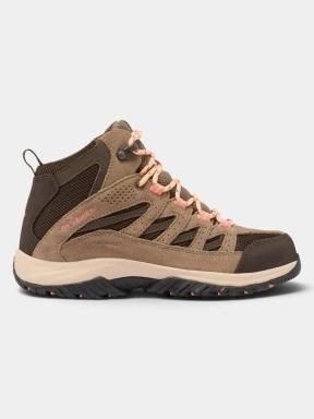 bocanci de drumetie impermeabili pt. femei Columbia Crestwood Mid Waterproof maro 3