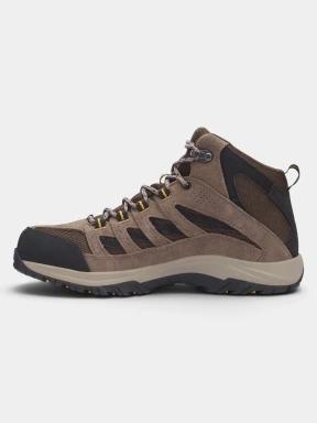 pantofi de drumetie impermeabili pt. barbati Columbia Crestwood Mid Waterproof maro 3