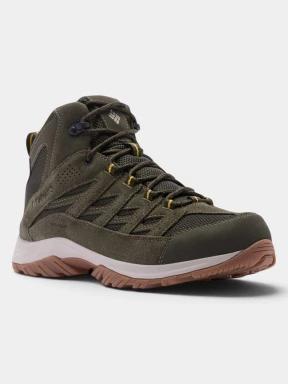 pantofi de drumetie impermeabili pt. barbati Columbia Crestwood Mid Waterproof oliv 1