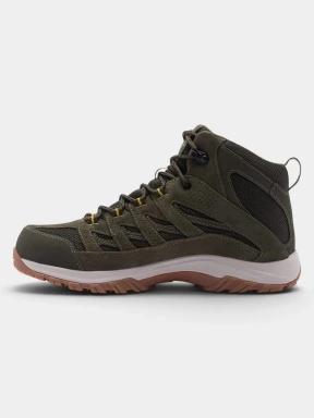 pantofi de drumetie impermeabili pt. barbati Columbia Crestwood Mid Waterproof oliv 3