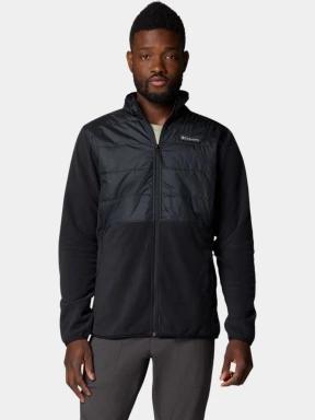 pulover polar pt. barbati Columbia Basin Butte Full Zip Fleece II negru 1