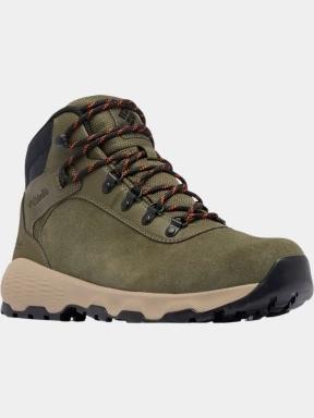 bocanci de drumetie impermeabili pt. barbati Columbia Newton Wander verde 1