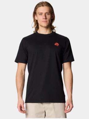 tricou cu maneci scurte pt. barbati Mountain Hardwear MHW Circle Short Sleeve negru 1