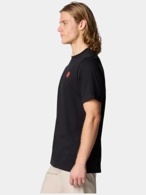 tricou cu maneci scurte pt. barbati Mountain Hardwear MHW Circle Short Sleeve negru 3