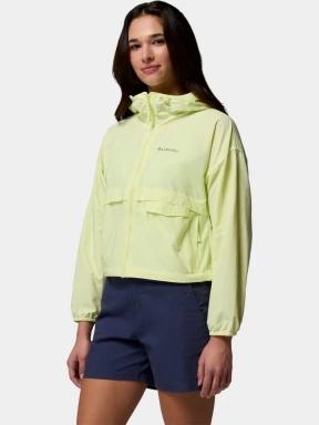 geaca de vant pt. femei Columbia Spire Valley Cropped Windbreaker galben 3