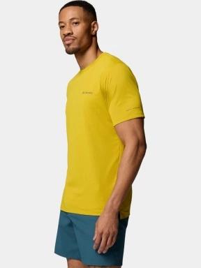 tricou pentru sport, cu maneci scurte pt. barbati Columbia Tech Trail Utility Short Sleeve Crew oliv 3