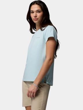 tricou pentru sport, cu maneci scurte pt. femei Columbia Bluevista Hill Short Sleeve Crew albastru deschis 3