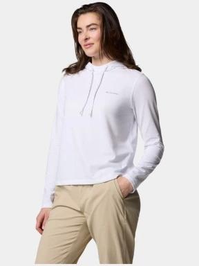 pulover cu gluga pt. femei Columbia Sun Trek Hoodie II alb 3