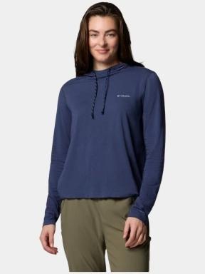 pulover cu gluga pt. femei Columbia Sun Trek Hoodie II albastru 1