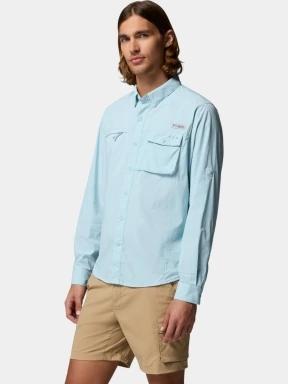 camasa cu maneci lungi pt. barbati Columbia Wild Cast Long Sleeve Shirt albastru deschis 3