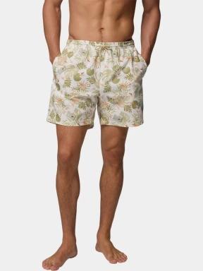 sorturi de baie pentru barbati pt. barbati Columbia PFG Rambler Printed Water Short verde 1