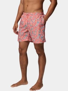 sorturi de baie pentru barbati pt. barbati Columbia PFG Rambler Printed Water Short roz 3