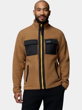 pulover polar pt. barbati Columbia Juniper Peak Full Zip Fleece oliv 1