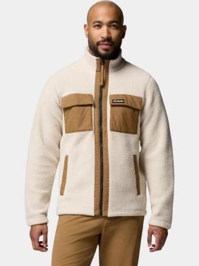 pulover polar pt. barbati Columbia Juniper Peak Full Zip Fleece nisip 1